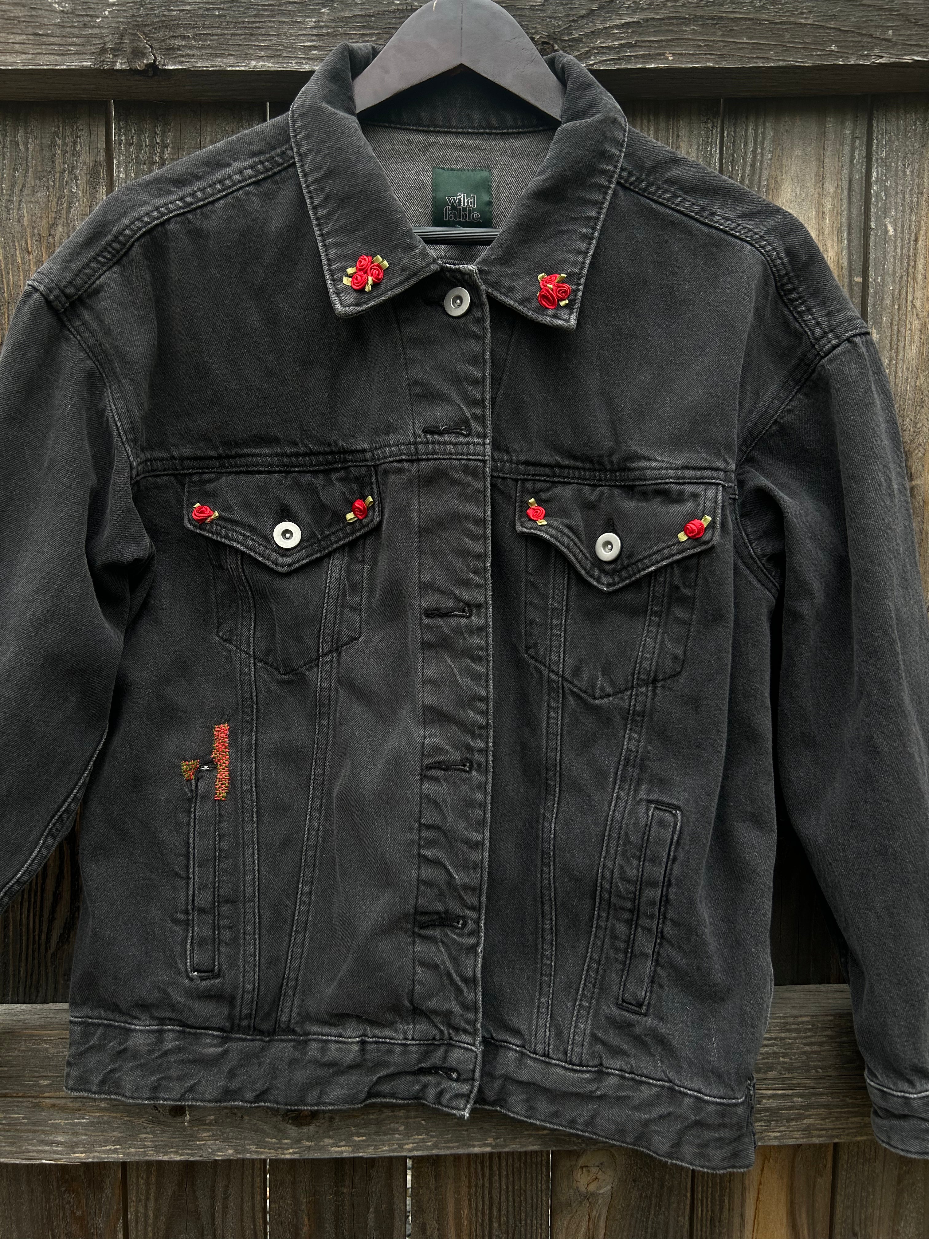 Hearts & Roses Denim Jacket
