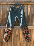Rose Patchwork Pants
