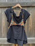 Button Chainmail Bikini T-shirt