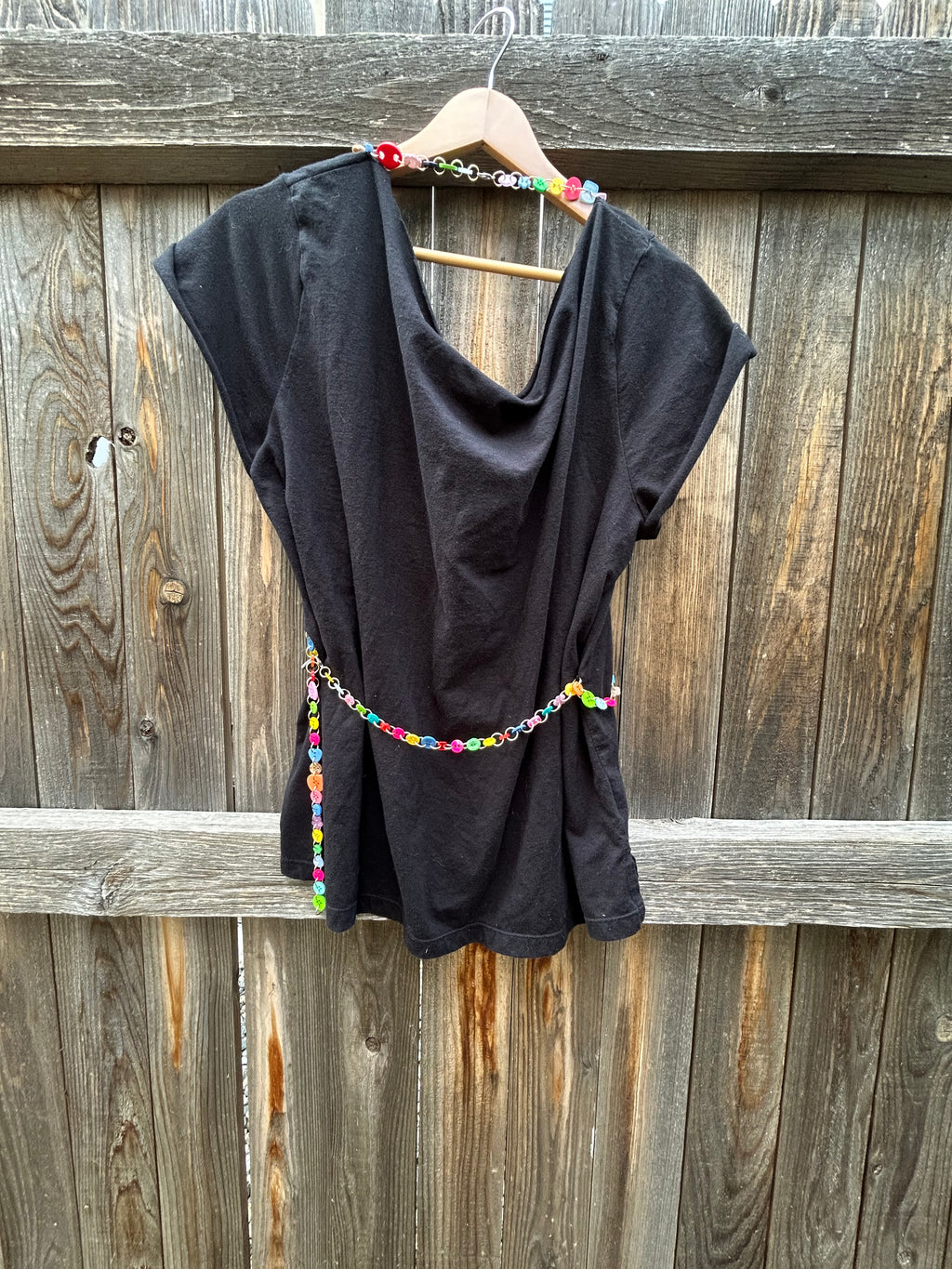 Button Chainmail Bikini T-shirt